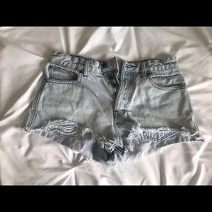 Free People High-Rise Cutoffs